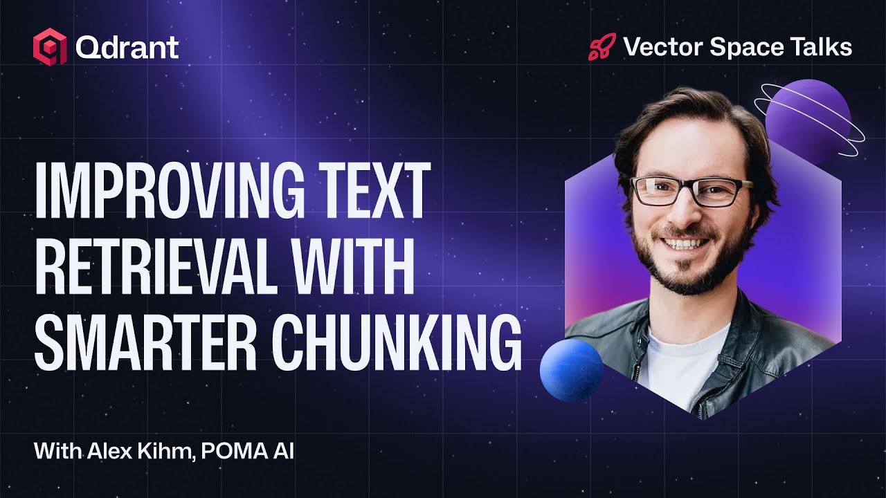 Still frame from POMA x Qdrant Webinar: how to use POMA AI's PrimeCut with your own Qdrant instance